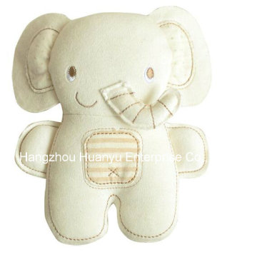 Factory Supply Organic Fabric Baby Soft Rattle Toy